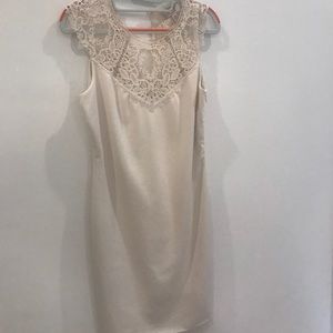 Ted Baker white cream lace dress